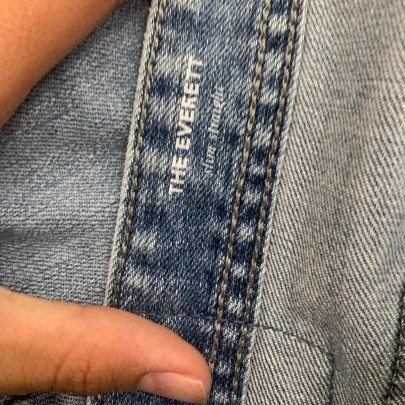 AG Adriano Goldschmied Light Blue Straight Jeans - Picture 8 of 8